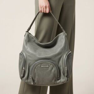 Michael Michael Kors Slouchy Washed Hobo Shoulder  Bag